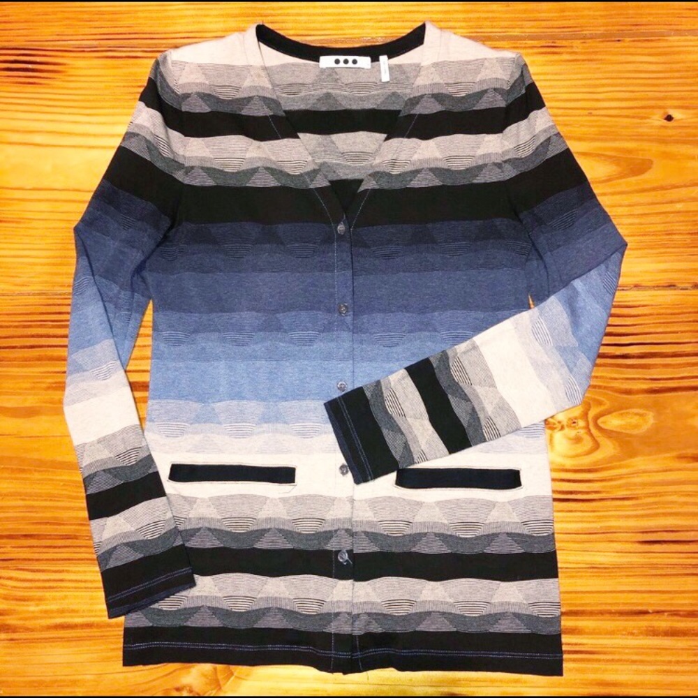 Three Dots geometric pattern cardigan